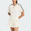 Adidas Originals Rouched Football Jersey V-Neck Slim Fit Short Sleeve Women tops KC9122