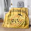 Flintstones Flannel Blanket Soft Warm All-Season Throw, Design for Camping, Car Travel, Hiking Sofa, Bed, Office Perfect Gift for Parties