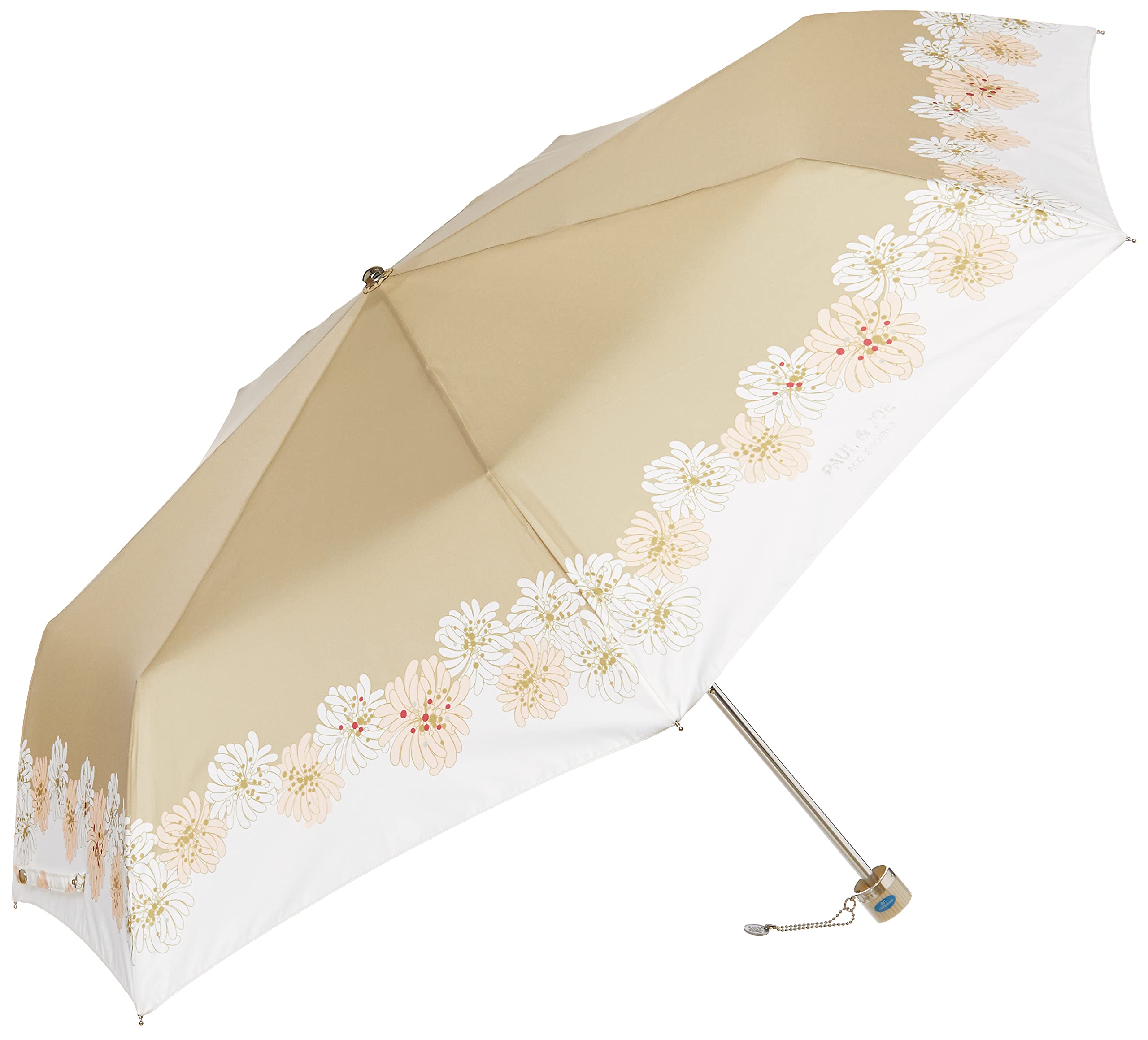 

Moonbat PAUL JOE Зонт складной с хризантемами Стильный цветочный милый подарок для товара Ребро 55 см и Логотип, Принт, Женский, Номер бежевый