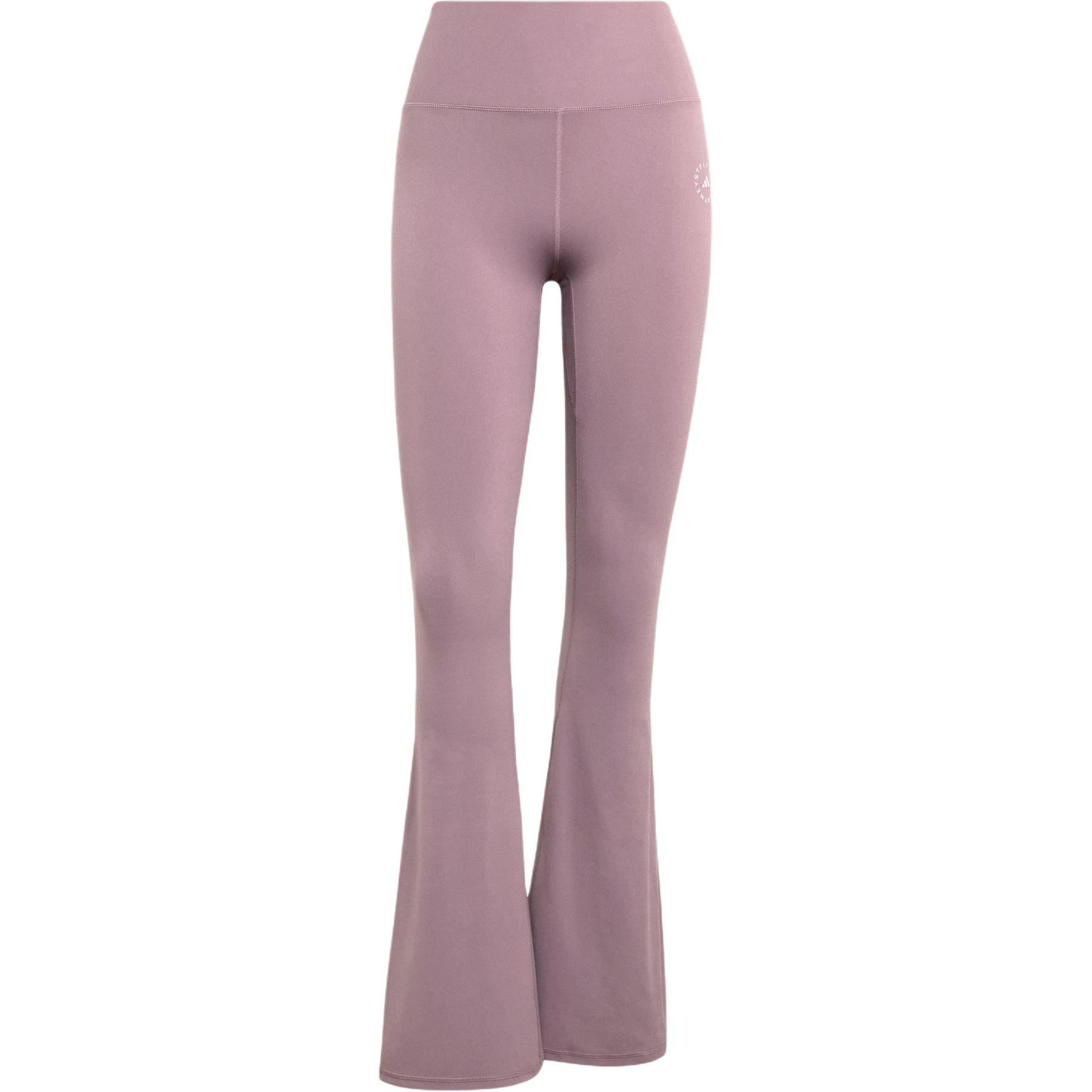 Adidas × Stella McCartney High-Waisted Soft Comfortable Fitted Flared Sports Trousers Women bottoms KF9110 S