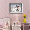 DIY Diamond Painting Group of Dogs Cross Stitch Kit Mosaic Art Diamond Painting Full Circle/Square Diamond Home Decoration