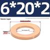 Pure Red Copper Gasket Sealing Ring for Marine Instruments, Metal Flat Washer M3-M60mm