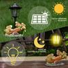 Carrot Resin Solar Outdoor Light Statue