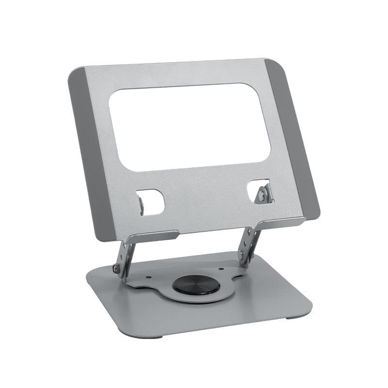 Foldable 360° Rotating Laptop & Tablet Stand with Adjustable Height & Heat Dissipation