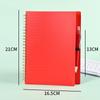 A5 Color PP Coil Notebook with Wide Ruled Pages - Thick Office Notepad, Ideal for Students, Customizable Logo