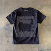 Pure Cotton Double Thread 3a260g Short Sleeve Tshirt Unisex Loose Fit American Retro Style Breathable Summer Top