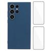 WANLONFENG RB3 Series For Samsung Galaxy S24 Ultra Case with 2Pcs Screen Film Precise Lens Hole Soft TPU Phone Back Cover