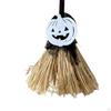 Halloween Witch Broom Cosplay Props 80cm Tall Auto Rotate Decor Flying for Festival