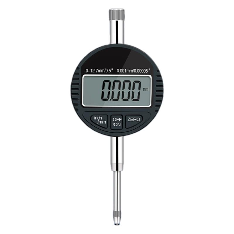 Electronic Digital Dial Indicator 0-12.7/25.4mm Digital ProbeIndicator Dial Test Gauges HighsResolution 0.001mm/0.00005"