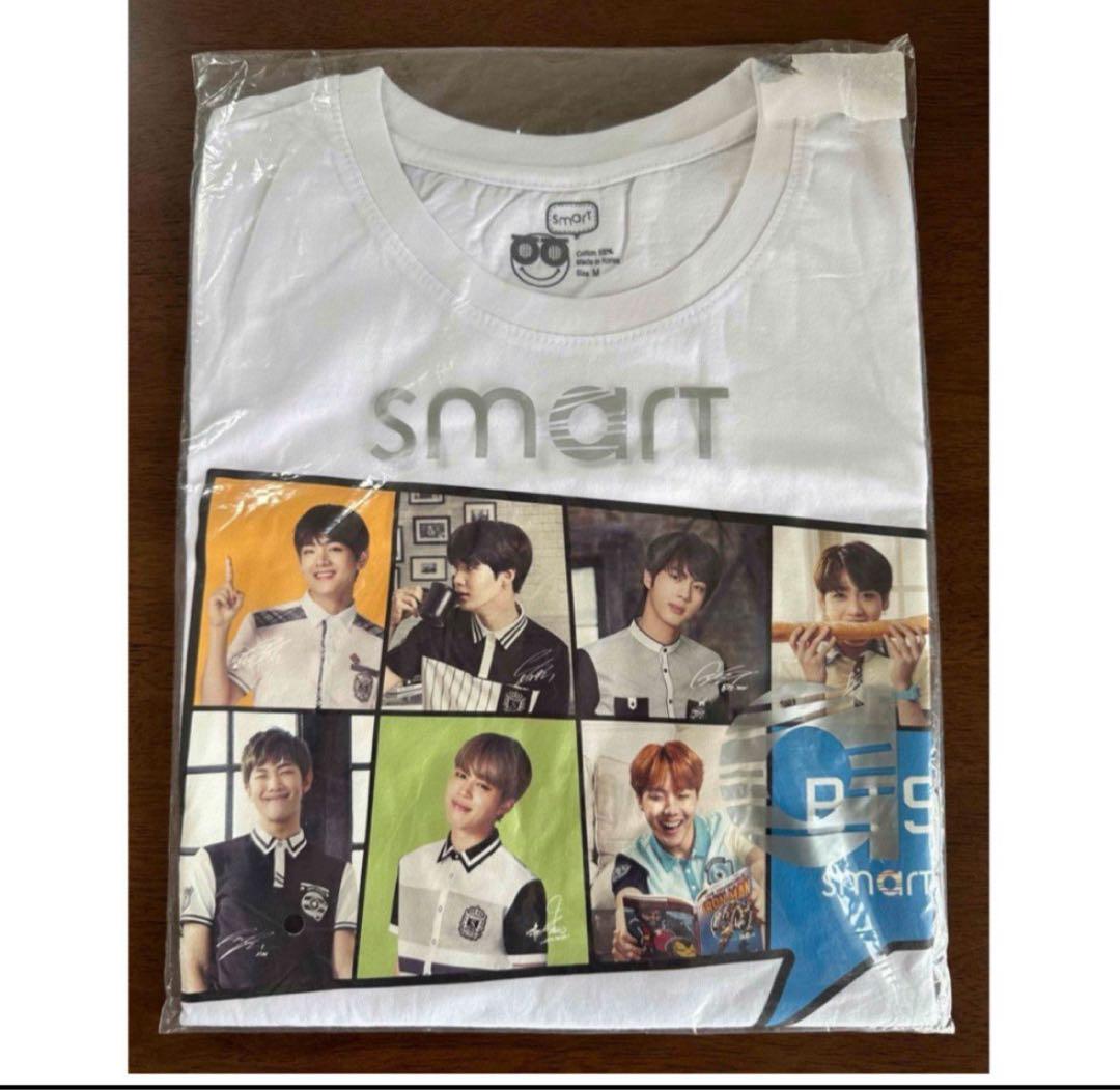 

[Б/У] Официальная умная футболка BTS, с коротким рукавом, с автографом