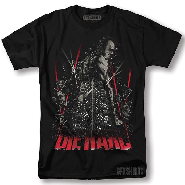 

Die Hard Shirt Graphic Movie Classic Retro Vntg Graphic Design T-Shirt Unisex T-Shirt S