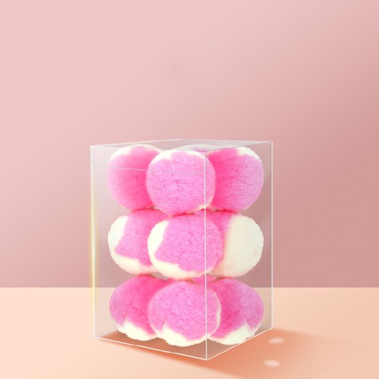 12pcs for Cat Toy Balls 1.8" Soft Kitten Pompon Ball Toys Interactive Playing