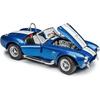 WELLY 1/24 Ford 1965 Shelby Cobra 427 SC Blue / Diecast Miniature Car Finished Model 24002W BL