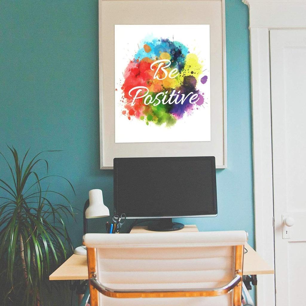 Outus 9 Pcs Watercolor pirational Wall Art Prints Unframed Abstract Art Wall Poster Motivational Posters for Office Classroom Home Bedroom