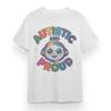 T-shirt Oversize pour Homme avec Imprimé Autiste et Fier Unisexe 100% Coton T-shirt USA
