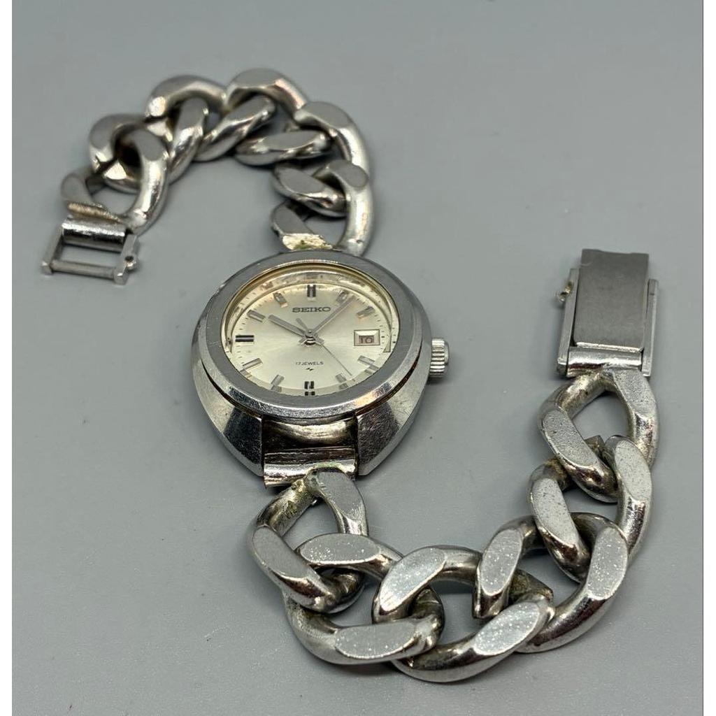 Used Weekend Special SEIKO Ladies Watch, Manual Wind, Silver, 2118-0400
