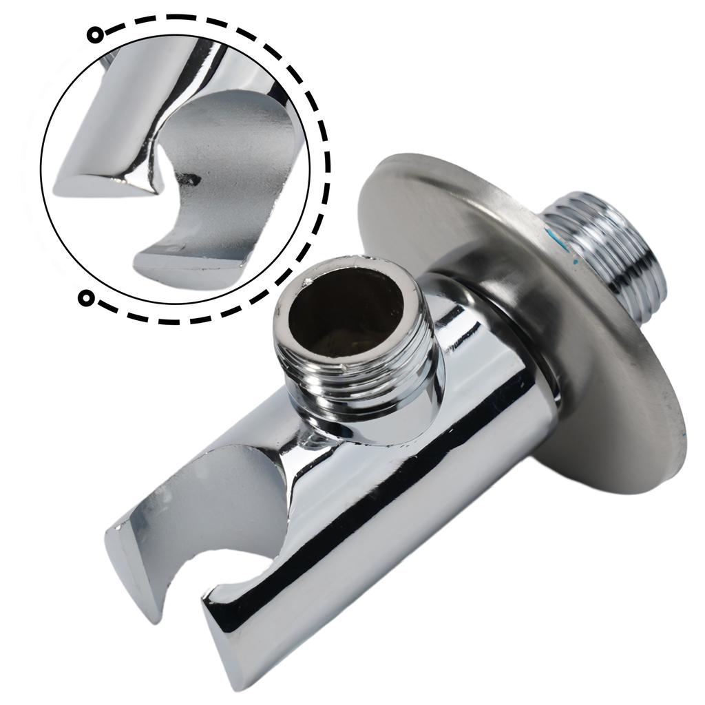 Home Decoration Bathroom Bracket Shower Holder Bathroom Home Decoration Water Inlet Adapter Bracket Base Metal Shower Room