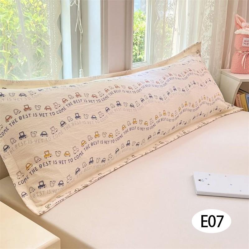 1PC 48x74/120/150/180cm Cotton Floral Body Pillowcase Rectangle Long Pillowcase Home Pillow Slip Bed Home Decoration
