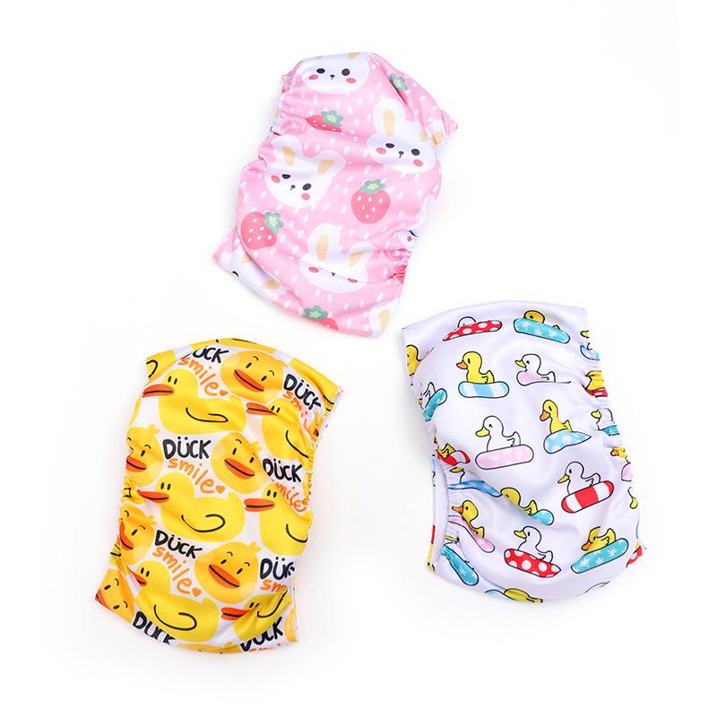 Scutece de câine lavabile pentru bărbați - Pantaloni fiziologici reutilizabili pentru animale de companie pentru uz interior și exterior