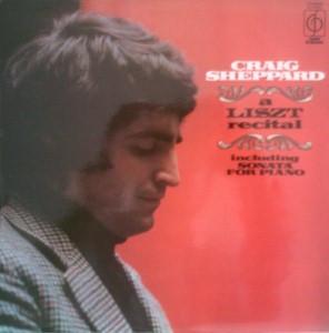 

LP Record CRAIG SHEPPARD - A Liszt Recital CFP40051 EMI 1973 UK Classical Used
