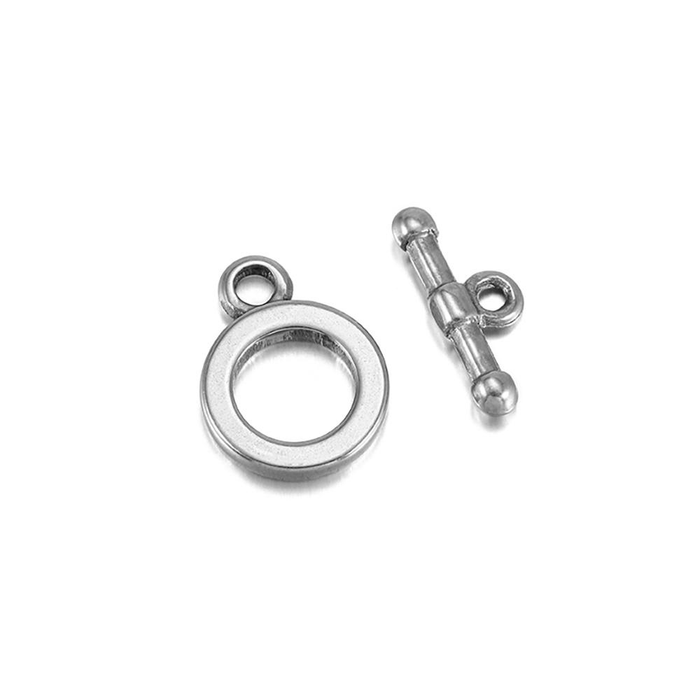 3-6 Sets Gold Color Stainless Steel Fastener Bracelet Toggle Clasp Buckle Connector For Jewelry Making OT Clasps Diy Accessories