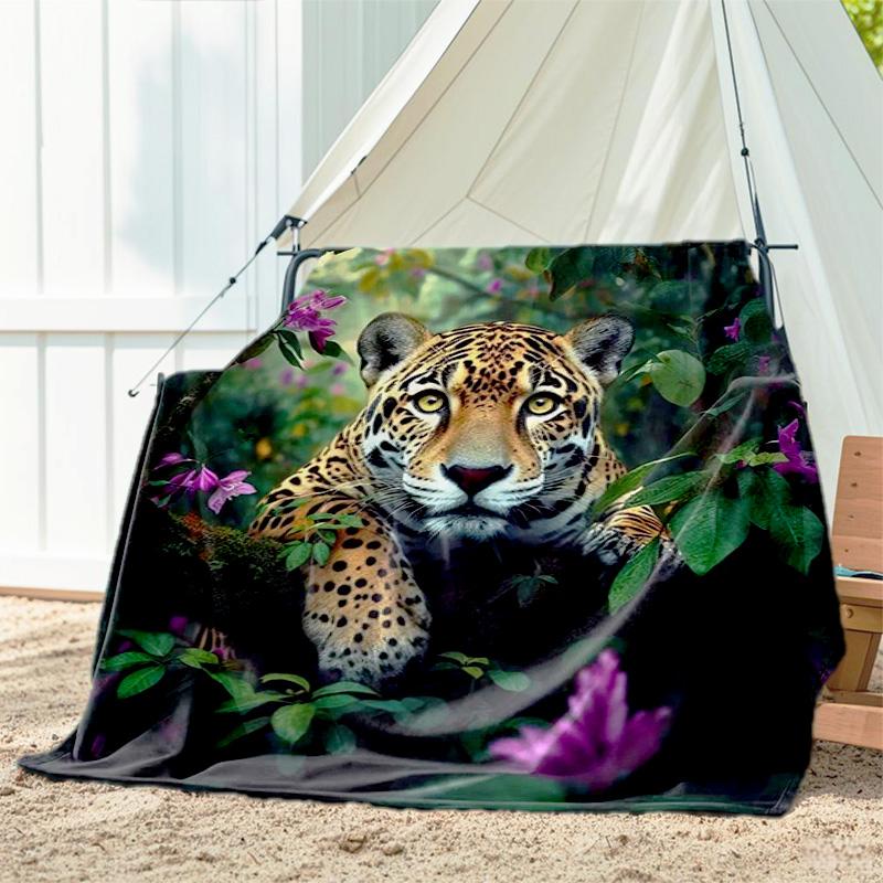 1pc Animals:lizard Pattern Blanket, All Season Lightweight Home Office Outdoor Nap Multifunctional Blanket