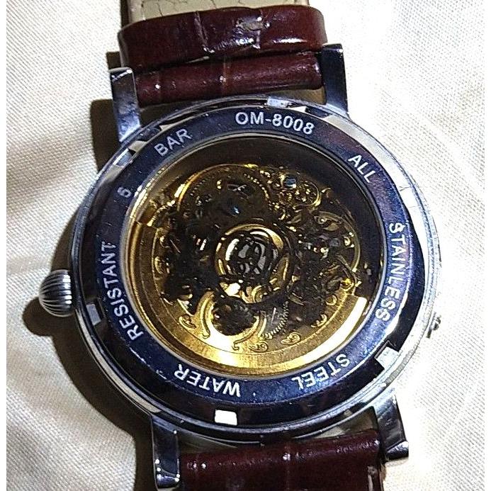 Used ORIENT EXPRESS NOSTALGIE ISTANBUL Double-Sided Skeleton Automatic Watch Genuine Leather Band
