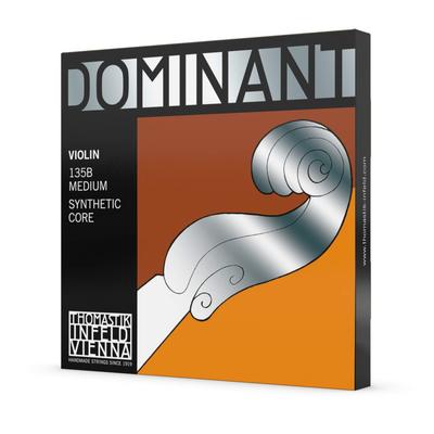 THOMASTIK Dominant 4/4 smuiko stygų komplektas (Plieninė E stygos, su rutuliuku)