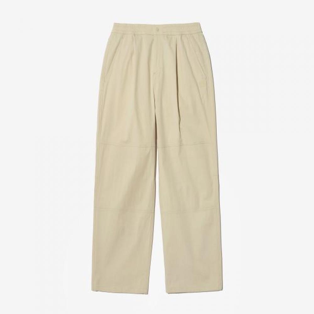 Fila Stretch Woven Semi Wide Pants LIGHTBEIGE/095
