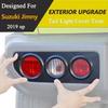 Rear Light Protect Shell Cover Black Taillight Trim Decoration for Suzuki Jimny -2026 JB64 JB74 Exterior Accessories ABS