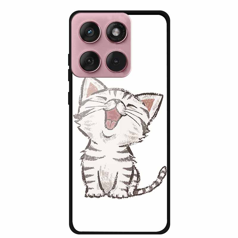 For Motorola Edge 60 60s 5G Case Hard Back Cover Tempered Glass Case For Motorola Edge 60 Fusion Phone Case Soft TPU Bumper Para