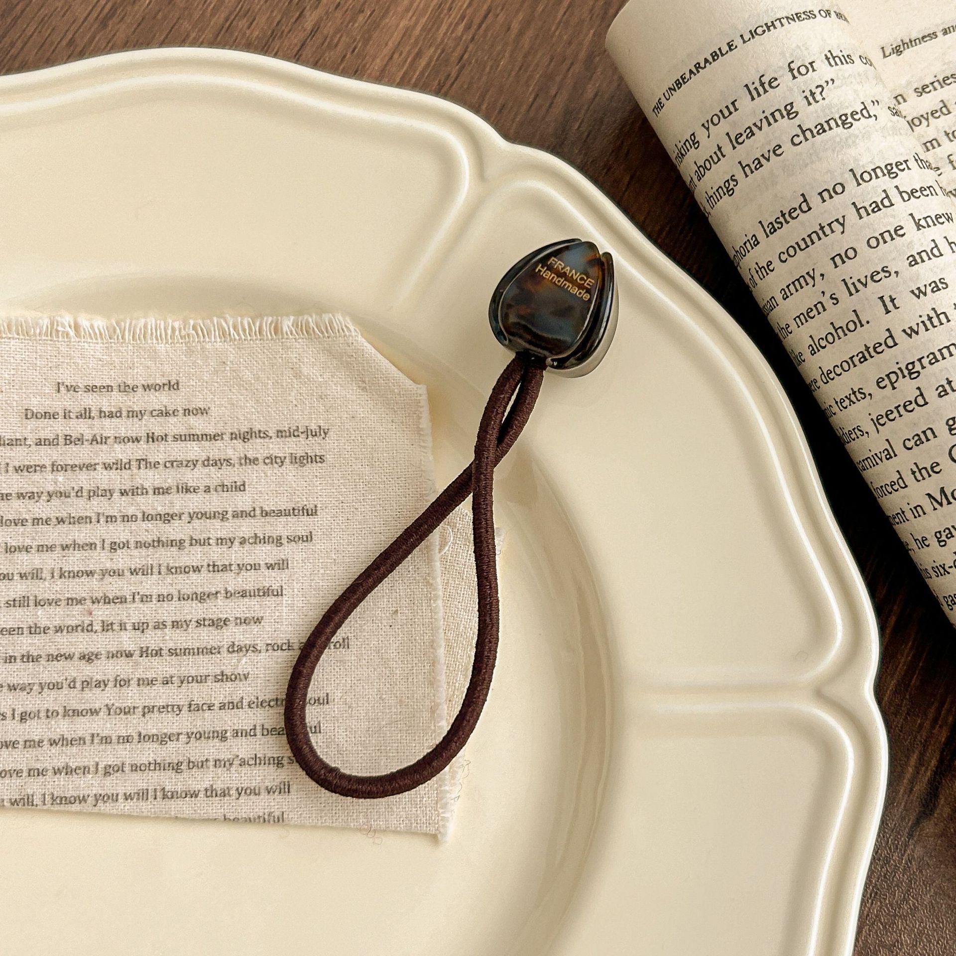 

Французский тюльпан корейский цветок резинка для волос - цветочный бутон держатель для хвоста