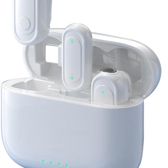 Mini Wireless Lavalier Microphone for Phone/PC/Tablets Noise Reduction Mic with USB-C Port Portable Clip Lapel Microphone for Video Recording Podcast