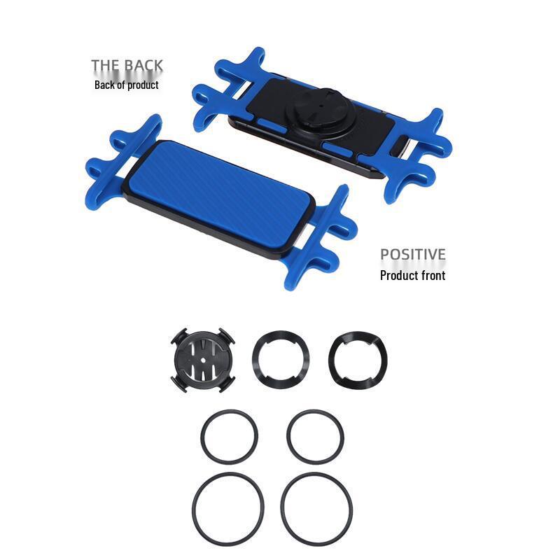 Shockproof Silicone Strap Mount for Garmin/XOSS Bike Computers