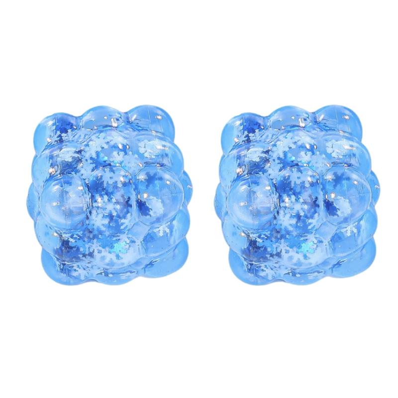 Squishy Maltose Snowflake Cubes Fidget Toy Soft Slow Rising Cubic Maltose Squeeze Toy Fun Anti-Stress Sensory Toy Christmas Toys