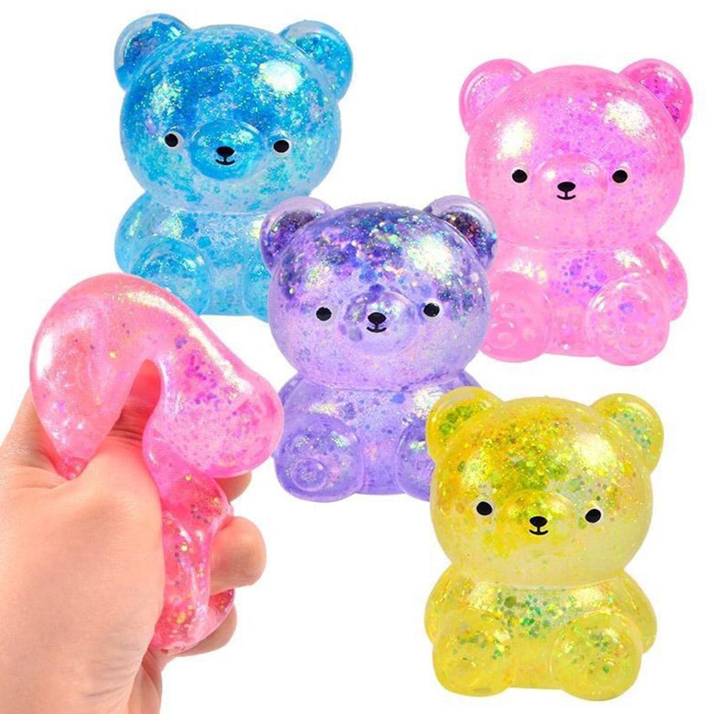 Třpytivá kapybara Squishy hračka Hračka na odbourání stresu Ruční mačkací Fidget Dekompresní hračka pro dospělé Děti Dárek