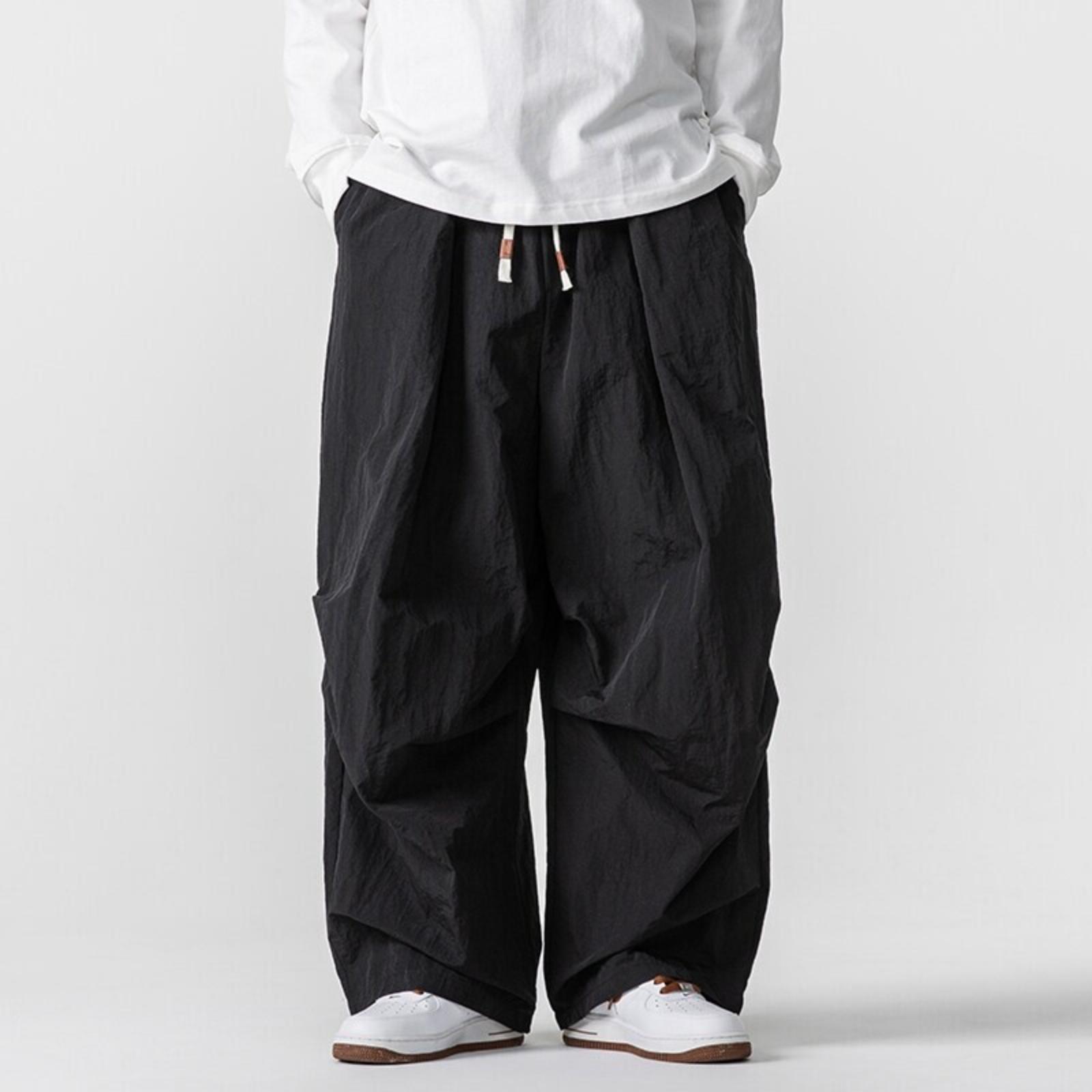 

Japanese, Color , Retro Silhouette Paratrooper, Unisex Drawstring Trendy Casual Cargo Pants XXXXXL