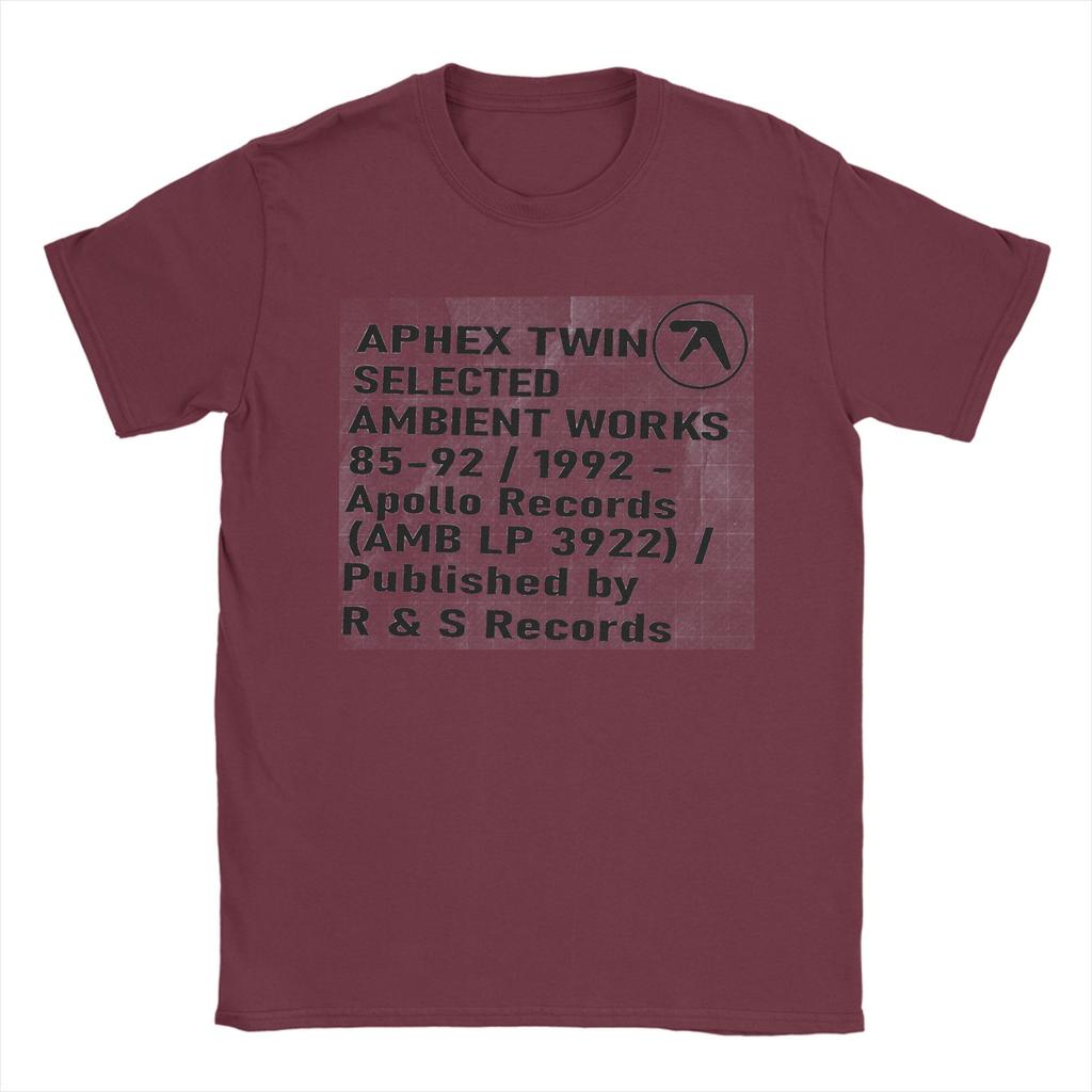 Aphex Twin T-Shirts Unisex Lustig 100% Baumwolle T-Shirts Rundhals Kurzarm T-Shirts Neuankunft Oberteile