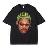 The Worm Dennis Rodunisex Head Graphic Tshirt Male Vintage Oversized Basketball Boys T Shirt Unisexs Hip Hop Fashion Street TShirts