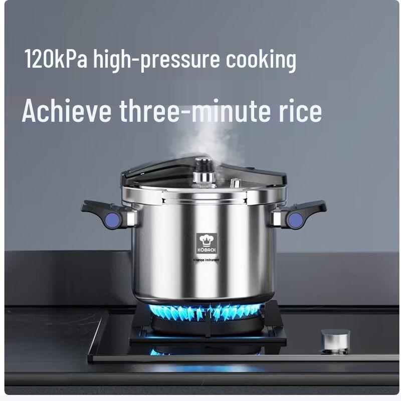 KOBACH 304 Stainless Steel Explosion-Proof Pressure Cooker