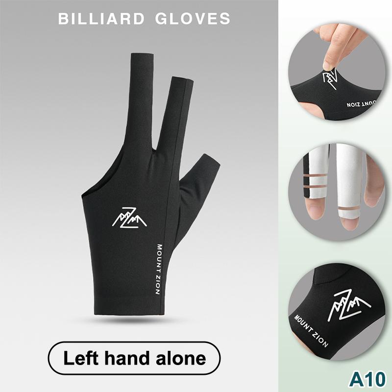 Billiard Gloves With Fingerless Breathable Professional Pool Gloves Lightweight Three-Finger Gloves For Billiard Accessories