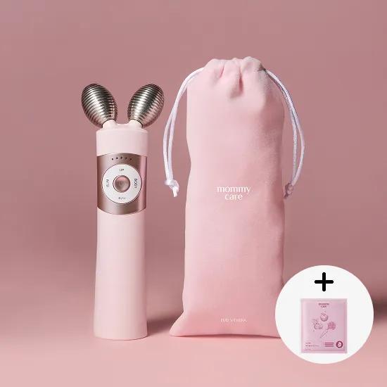 SLOŽENÍ SETU_Růžové EMS V-Cera Meridiánové zařízení (+ABC Kolagenová maska, Pouze růžový sáček)