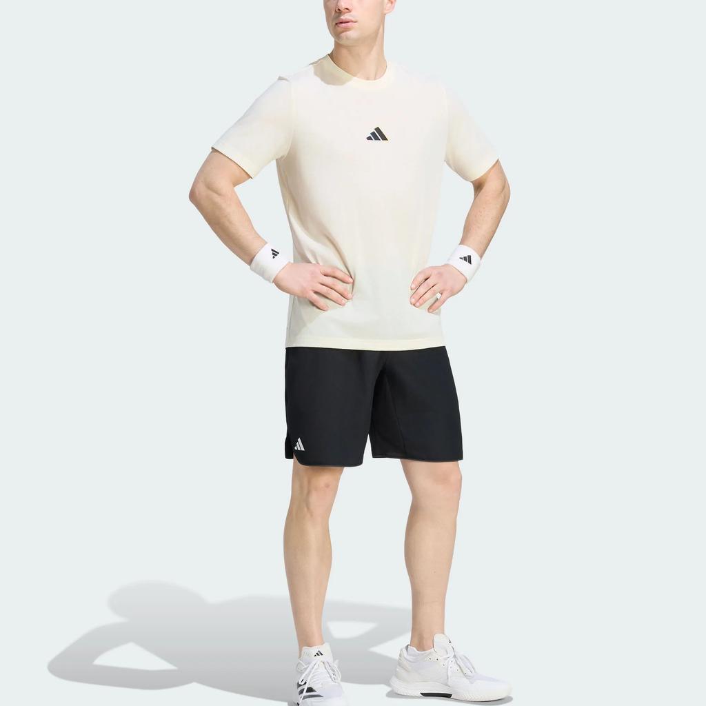 Adidas Quick-Dry Knitted Round Neck Short Sleeve Tennis Shirt Men tops KR2321