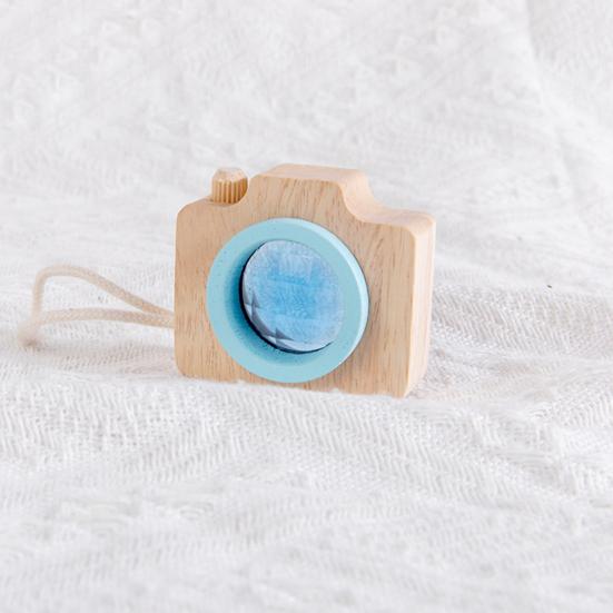Kaleidoscope Toy with Hanging Rope Simulation Bee Eye Effect Kids Wooden
