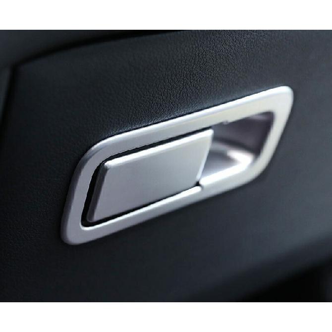 For Kia Sportage 17-2022 Matte Silver Co-Pilot Storage Box Handle Cover Trim