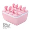 6/8 Cells DIY Ice Cream Mold Square PP Square Round Ice Cube Mould for Home