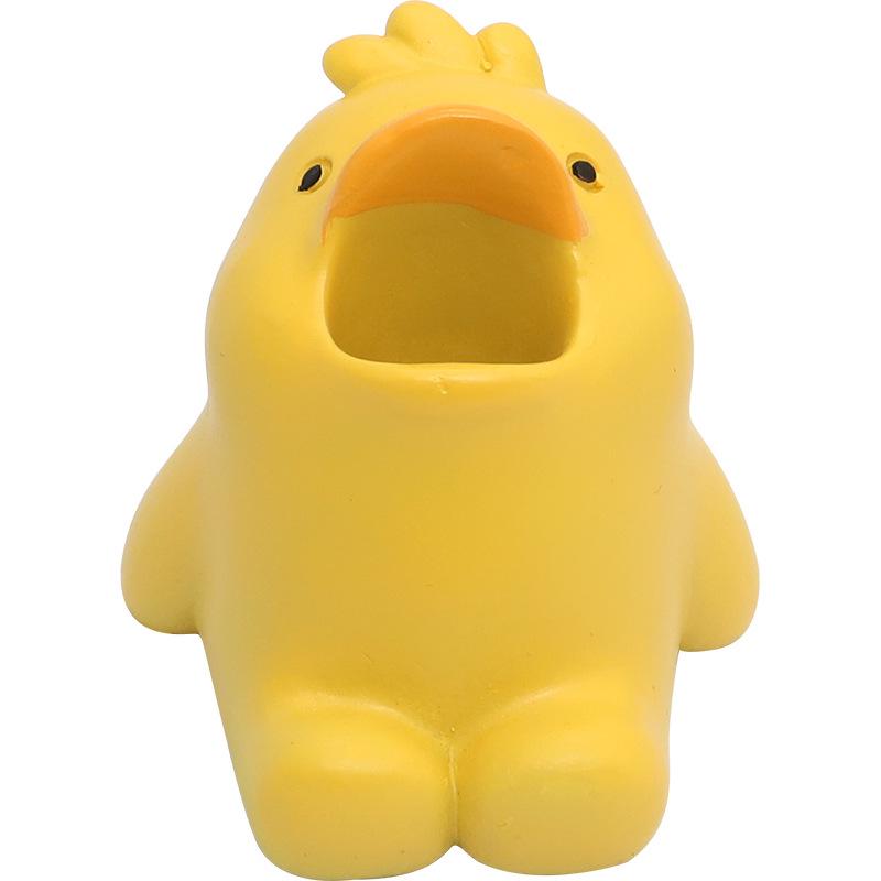 Charming Cartoon Animal Toothbrush Holder - Decorative Bathroom Rack and Storage Ornament