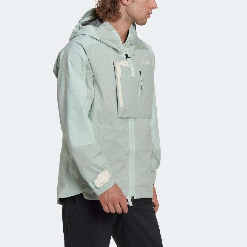 adidas Jackets Men's Green Hooded Moderate Other HH9243