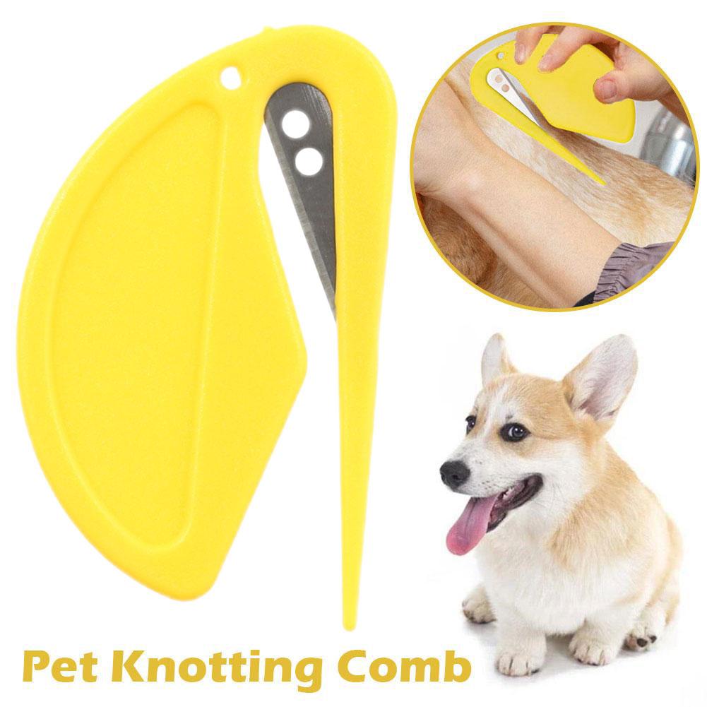 Cat Dog Comb Pet Open Knot Comb Cat Puppy Hair Fur Shedding Grooming Trimmer Comb Pet Hair Removal Knot Cat Brush
