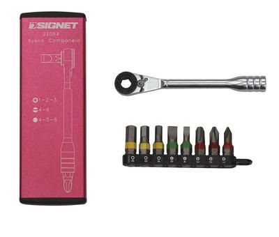 SIGNET Mini Ratchet Set, Pink, 22054